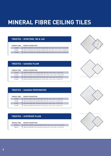 Mineral Fibre Ceiling Til