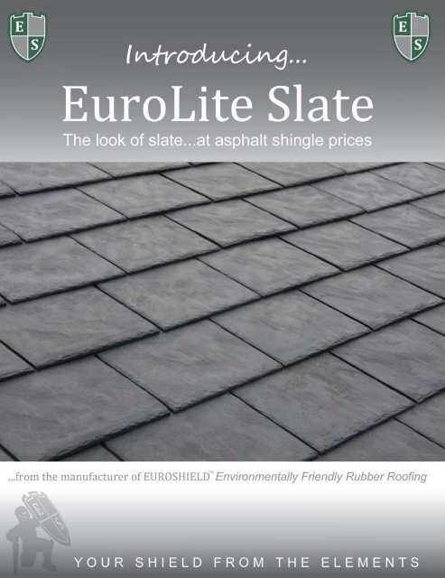 Click here to download EuroLite Slate brochure - Euroshield