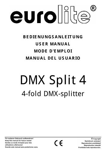 EUROLITE DMX Split 4