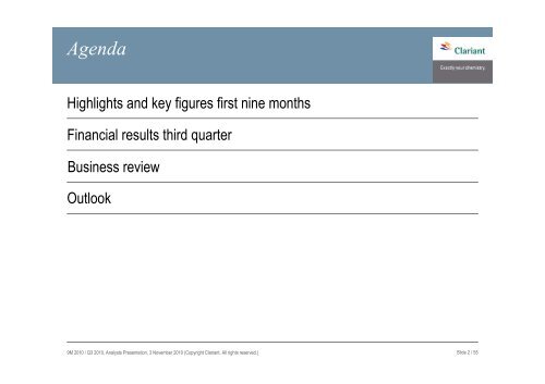 Q3 2010 Analyst Presentation