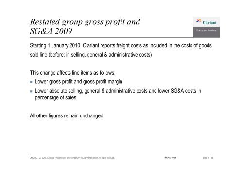 Q3 2010 Analyst Presentation
