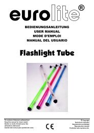 EUROLITE Flashlight Rohr 4 Strobes User Manual - LTT Versand ...