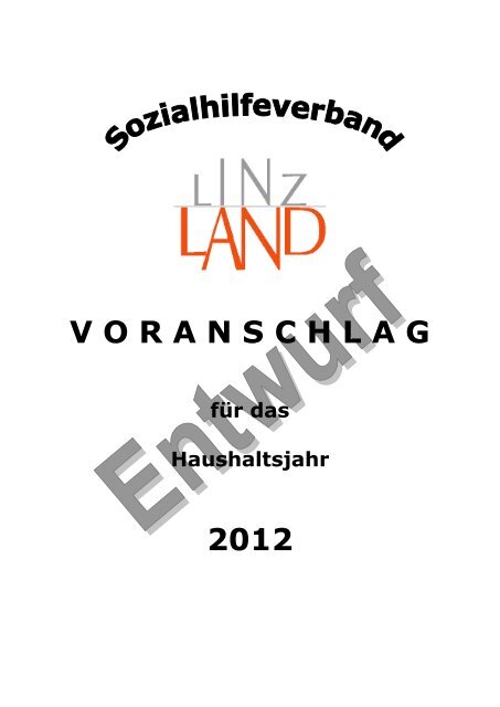 V O R A N S C H L A G 2012 - Sozialhilfeverband Linz-Land