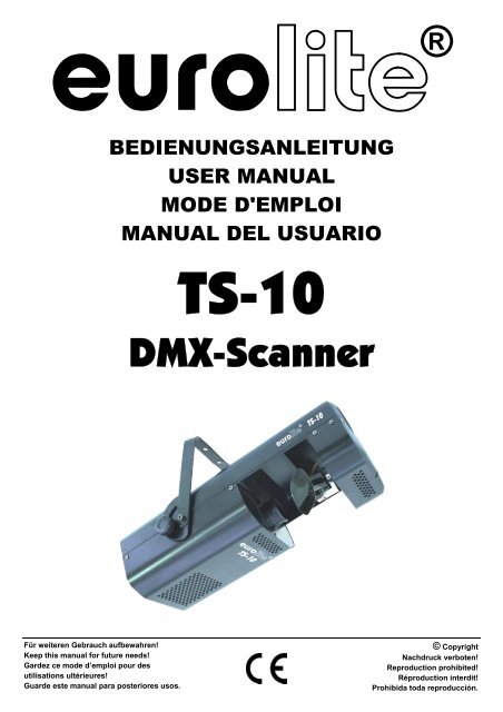 EUROLITE TS-150 User Manual