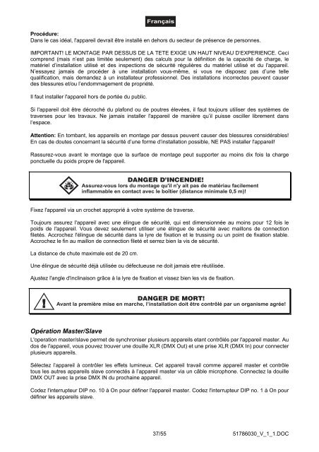 EUROLITE TS-150 User Manual