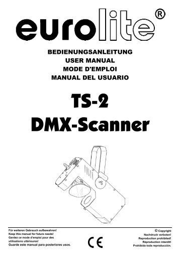 EUROLITE TS-2 User Manual