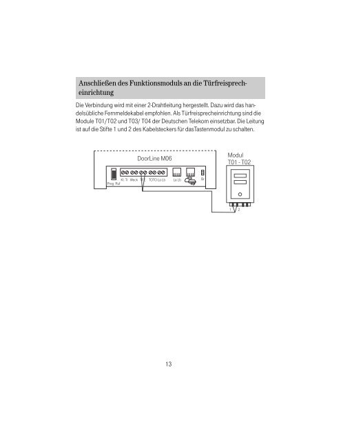 T-Com Doorline M06 - TKR