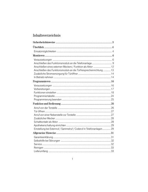 T-Com Doorline M06 - TKR