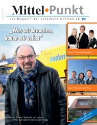 Ausgabe 1/2012 - Volksbank Dorsten eG