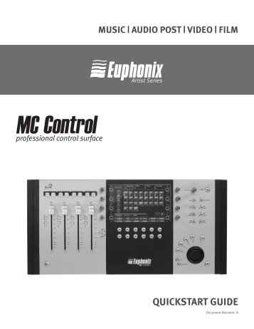 Euphonix S5 Digital Audio Mixing System Operation ... - Univers-Sons