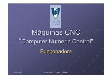 Funcionamento de uma máquina CNC - ISR