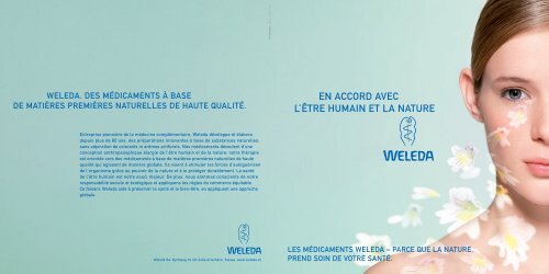 Prospectus générale médicaments Weleda
