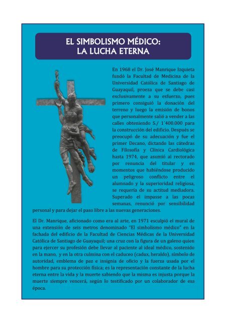 el simbolismo médico: la lucha eterna - 201 - Universidad Católica ...