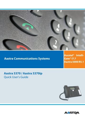 eud-0988_xx - Aastra 5370 / 5370ip  - Velkommen til HS Connect ApS