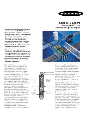Série D10 Expert - Banner Engineering