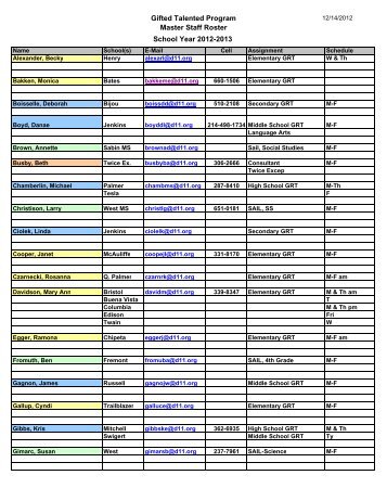 Staff Roster 12-13.xlsx