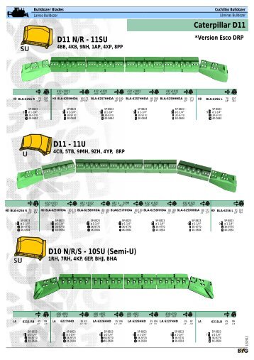 D11 N/R - 11SU Caterpillar D11 D11 - Byg