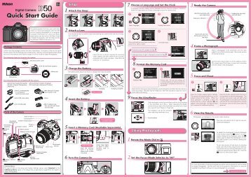 Nikon D50 Quick Start Guide - MFCameras - Free Online Camera ...