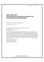 IEEE P1619™/D11 Draft Standard for Standard Architecture for ...