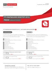 PtV maP&guide desktoP 2012: