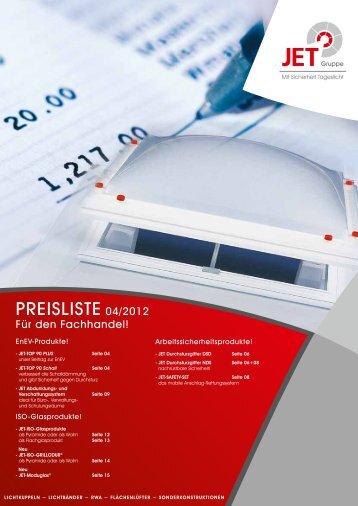 PREISLISTE 04/2012 - JET-Gruppe