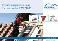 Investitionsgüter-Katalog für Handwerker 2012/2013