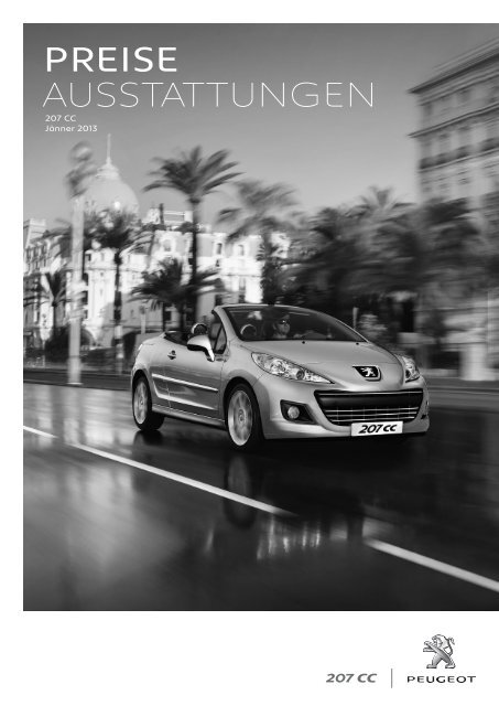 Preise AusstAttungen - Peugeot