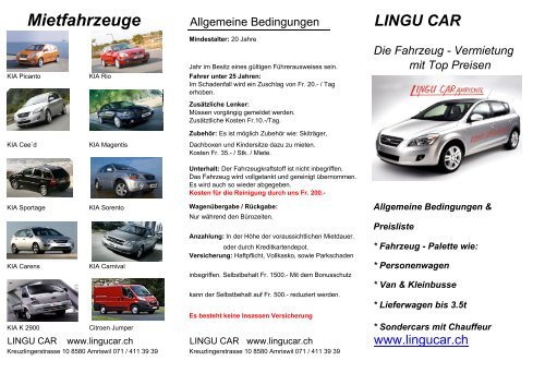lingu car - Lindenmann AG