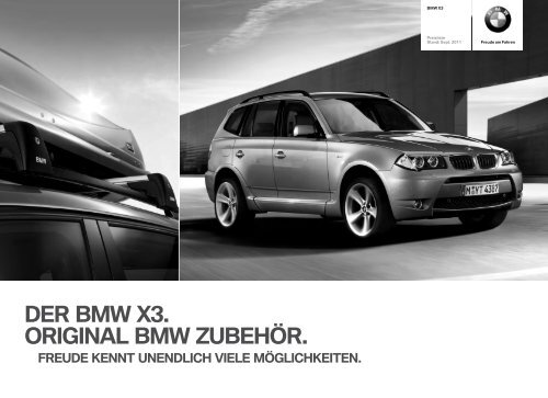 DER BMW X3. ORIGINAL BMW ZUBEHÖR. - BMW Deutschland