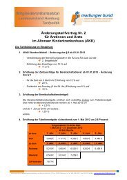 Mitgliederinformation PDF - Marburger Bund