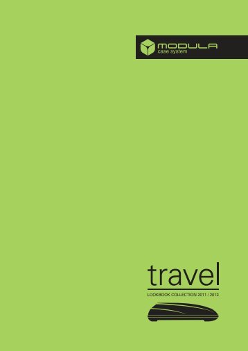 Catalogo travel - MODULA case system