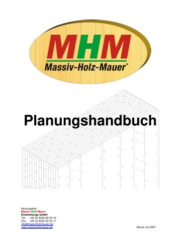 MHM Planungshandbuch - GT-Systemfertigung GmbH