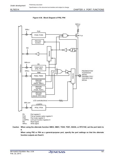 RL78/D1A User's Manual: Hardware - Renesas