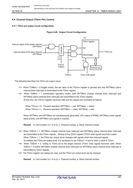 RL78/D1A User's Manual: Hardware - Renesas