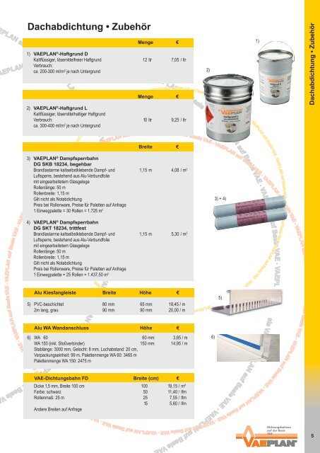 Brutto-Preisliste 2012 - vaeplan