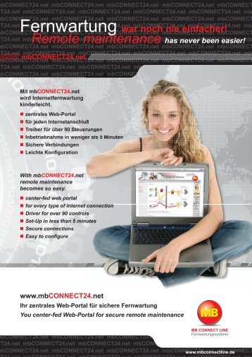 mbCONNECT24.net - MB CONNECT LINE. Solutions for internet ...