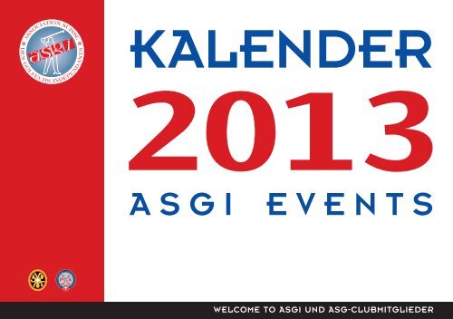 Kalender 2013 - ASGI