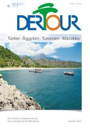 DERTOUR - Türkei, Ägypten, Tunesien, Marokko - 2013