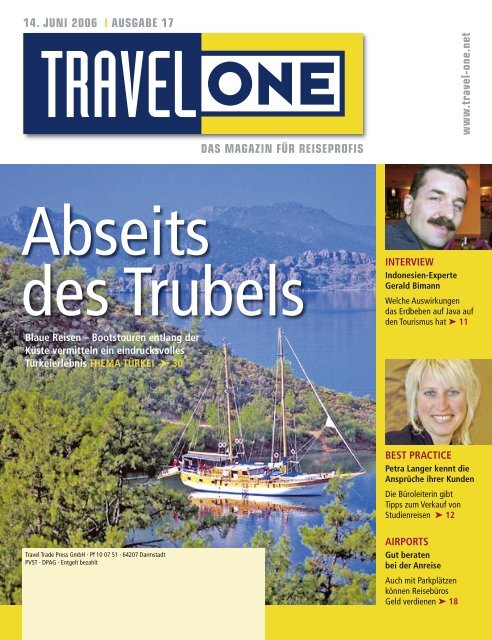 DAS MAGAZIN FÜR REISEPROFIS 14. JUNI 2006 l ... - Travel-One