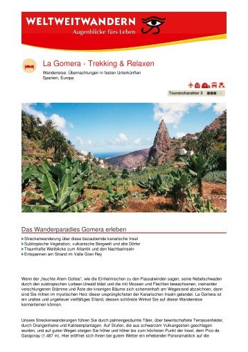 La Gomera - Trekking & Relaxen - Weltweitwandern