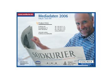 Mediadaten 2006 Mediadaten 2006 - Südkurier