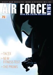 October 2006, Issue 75 [pdf 3.9mb, 44 - Royal New Zealand Air Force
