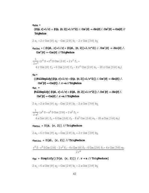 AIRY STRESS FUNCTION FOR TWO DIMENSIONAL INCLUSION ...