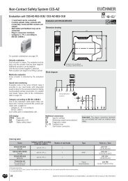 Euchner Non-Contact Safety System CES-AZ - United Automation, Inc.