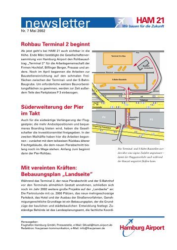 Rohbau Terminal 2 beginnt Süderweiterung der Pier im ... - Hamburg