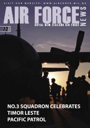 July 2006, Issue 72 [pdf 3.2mb, 44 - Royal New Zealand Air Force