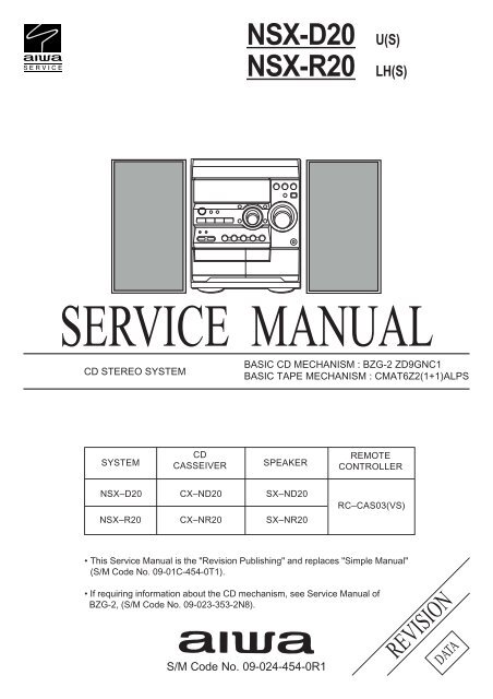Ns Rp20cd NSX-D20 NSX-R20 - diagramas.diagram...