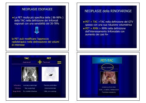 RUOLO DELL' IMAGING IN RADIOTERAPIA ONCOLOGICA ... - AITRO