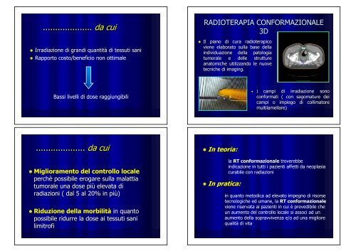 RUOLO DELL' IMAGING IN RADIOTERAPIA ONCOLOGICA ... - AITRO