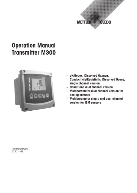 Operation Manual Transmitter M300